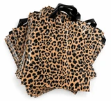 Pungi cu imprimeu leopard 30 × 40 cm – mâner cu buclă