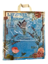 Pungi cu imprimeu lavandă 40 × 50 cm – mâner cu buclă