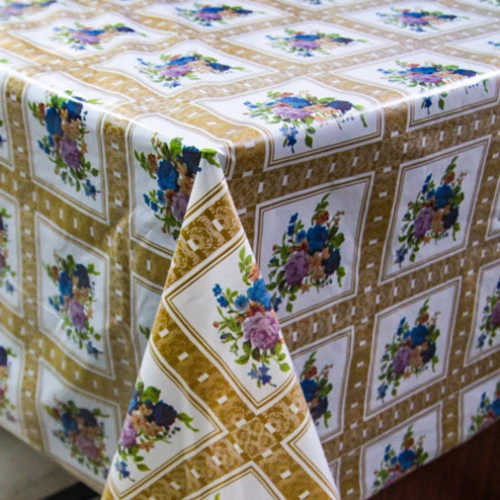 Mușama cu model floral – 1,4 × 50 m
