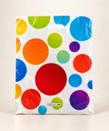 Pungi cu imprimeu cu buline 50 × 60 cm – mâner decupat