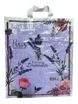 Pungi cu imprimeu lavandă 40 × 50 cm – mâner cu buclă