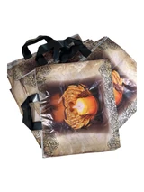 Pungi cu imprimeu lumânare 35 × 30 cm – mâner cu buclă