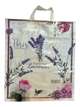 Pungi cu imprimeu lavandă 40 × 50 cm – mâner cu buclă