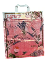 Pungi cu imprimeu lavandă 40 × 50 cm – mâner cu buclă