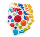 Pungi cu imprimeu cu buline 50 × 60 cm – mâner decupat