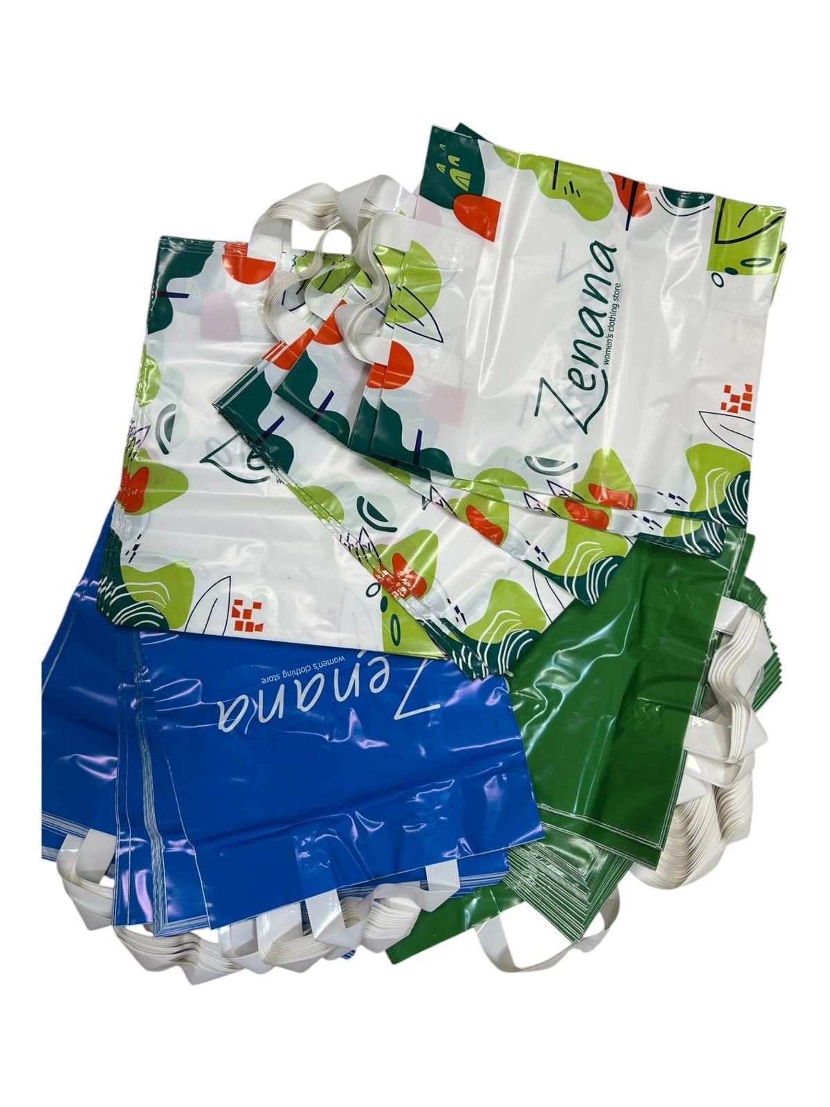 Pungi Zenana cu mâner cu buclă – 32 × 35 cm / 36 × 48 cm